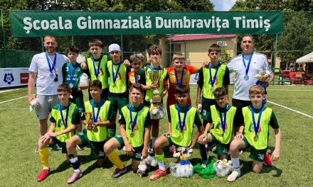Performanță notabilă pentru județul Timiș: Echipa U13 a Școlii Gimnaziale Dumbrăvița este vicecampioană națională la „Cupa Satelor”