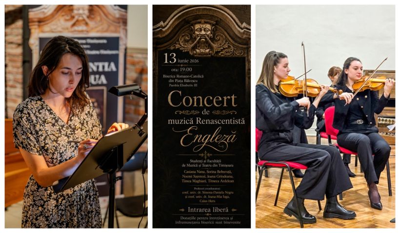 Seria concertelor de muzică veche continuă la Timișoara