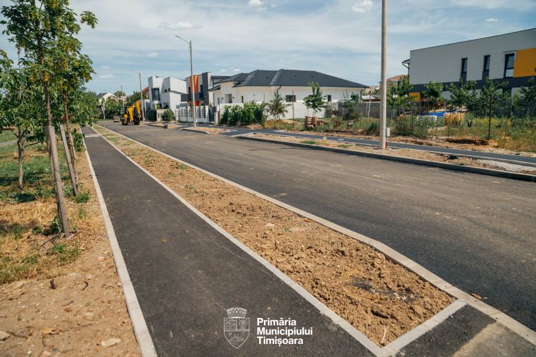 Primăria Timișoara: Trotuare și carosabil modernizat pe încă două străzi din Blașcovici